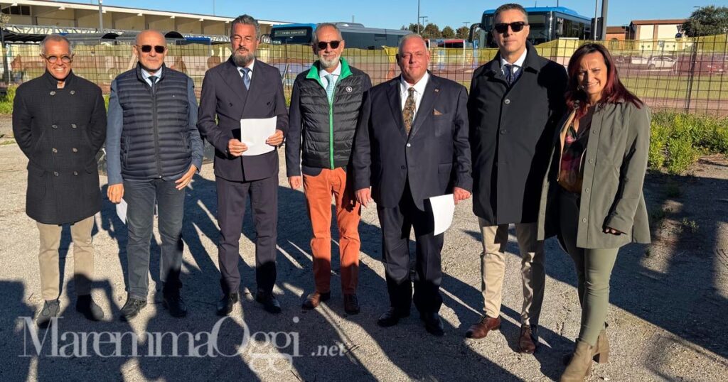 Il sopralluogo di AdF, Comune e Sistema sul cantiere alla stazione