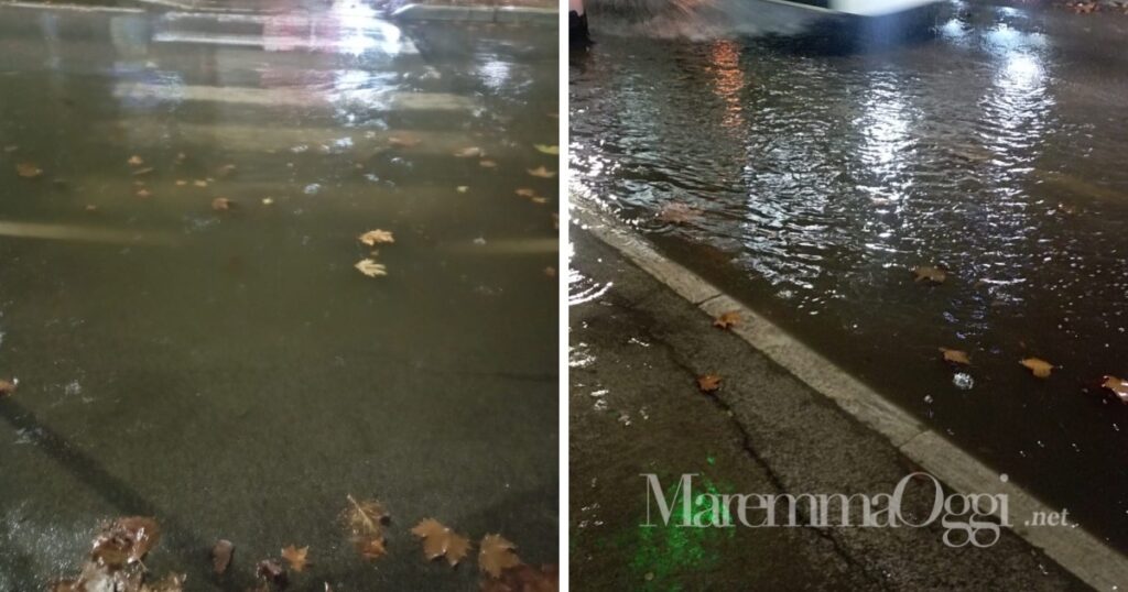 Via Emilia trasformata in un lago