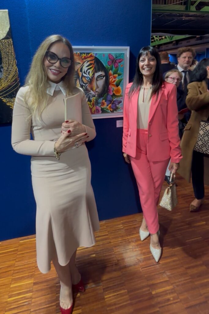 Claudia Pietralunga con Ornella Muti