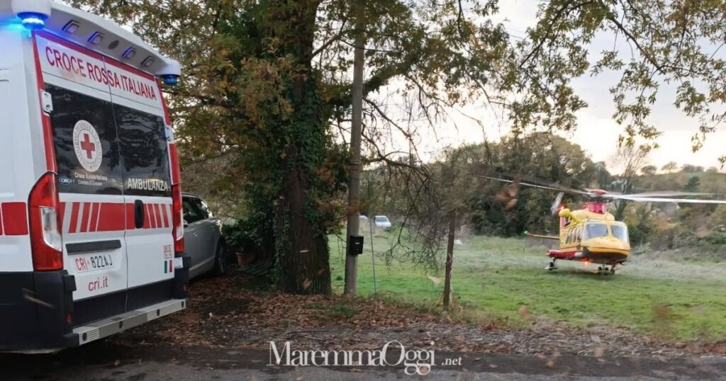 L'ambulanza della Croce Rossa di Semproniano e Pegaso