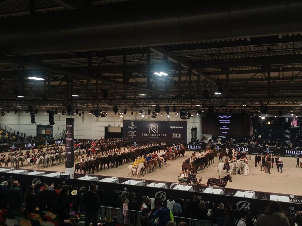 I butteri nel campo del Galà d'Oro Bellezza