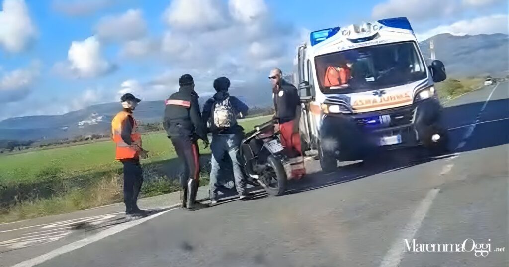 Una foto dell'incidente