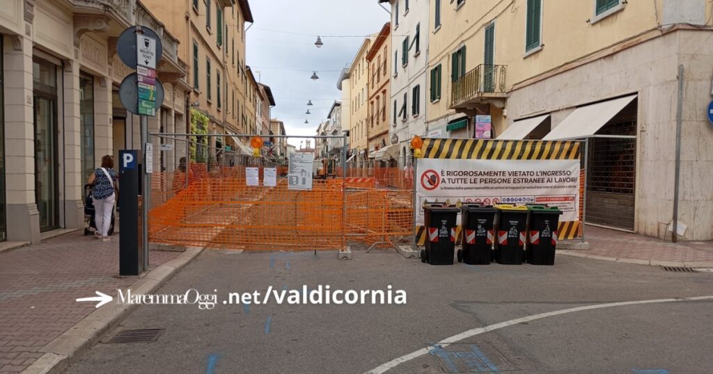 I lavori in corso Italia, da lunedì 10 il cantiere in via Risorgimento