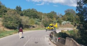 Incidente a Montesugherello, la ragazza è stata soccorsa con Pegaso