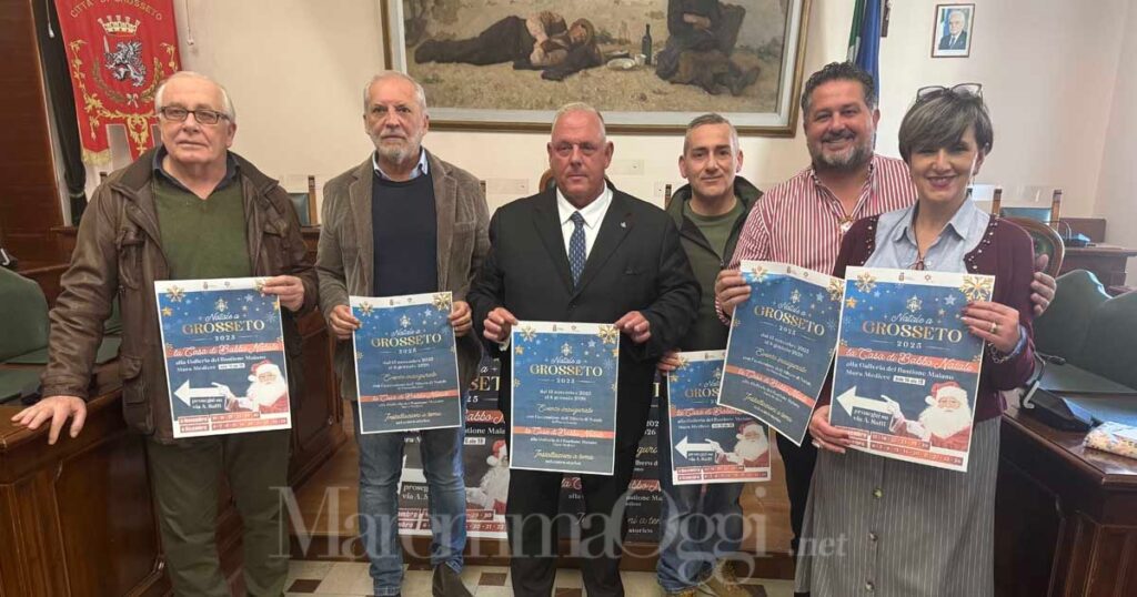 La presentazione del Natale a Grosseto in Comune