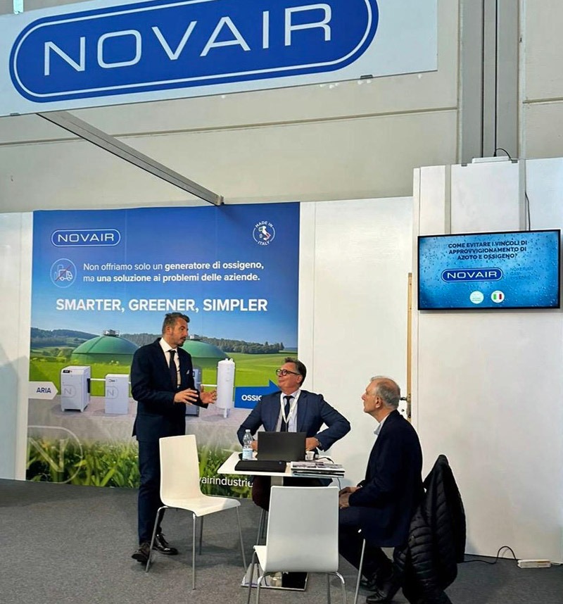 Noxerior’s booth at Ecomondo