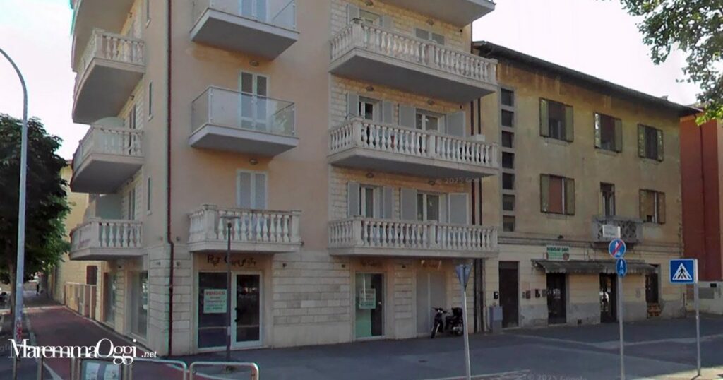 Il palazzo in viale Sidney Sonnino dove è stato fatto il furto