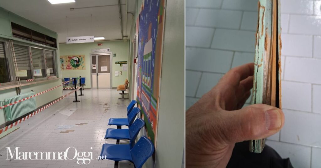 Il pannello caduto in testa all'83enne