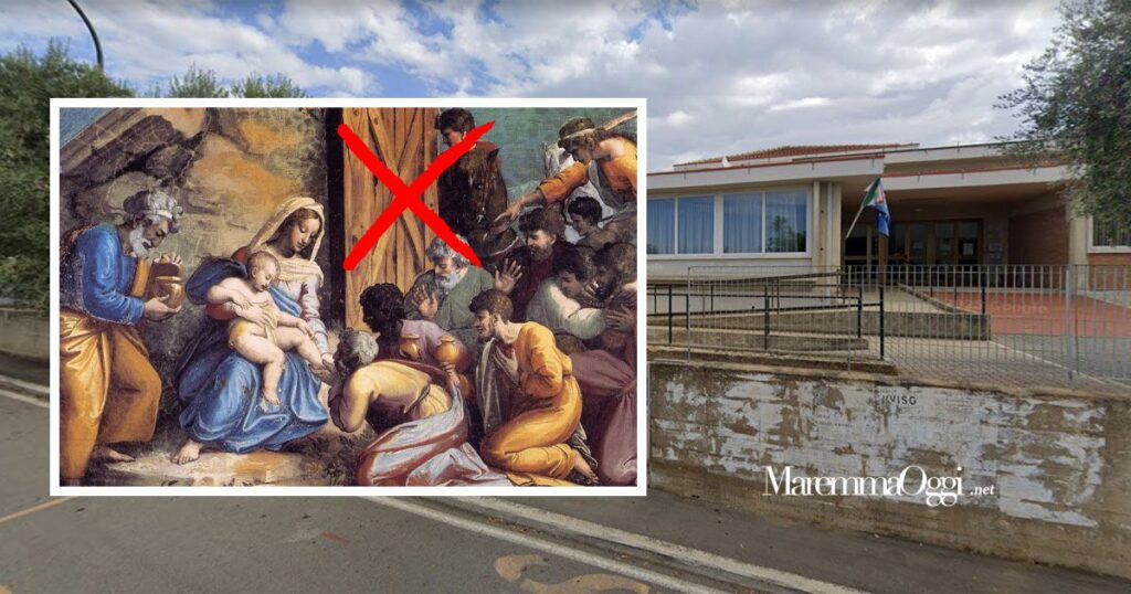 Le elementari di Magliano e il dipinto di Raffaello Sanzio "L'adorazione dei Magi" (palazzo Apostolico, Città del Vaticano)