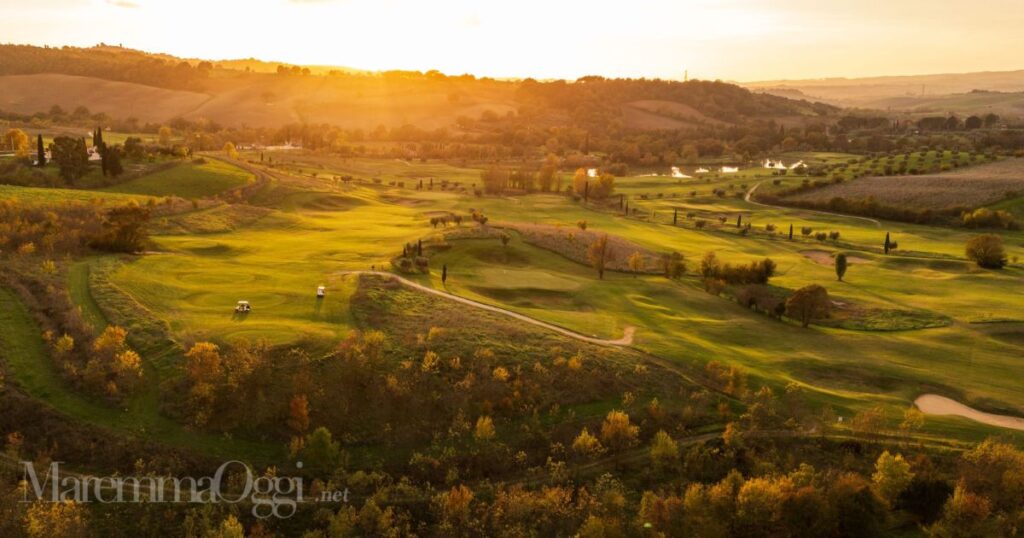 Una visuale del campo da golf di Terme di Saturnia (foto di Victor Fitz)