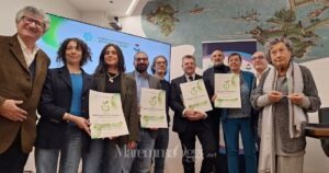 Il gruppo delle quattro imprese dalla Camera di commercio per la sostenibilità