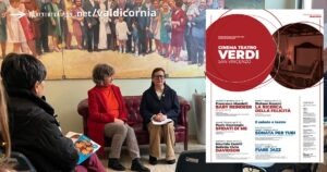 Tamara Mengozzi e Patrizia Coletta durante la presentazione della stagione teatrale