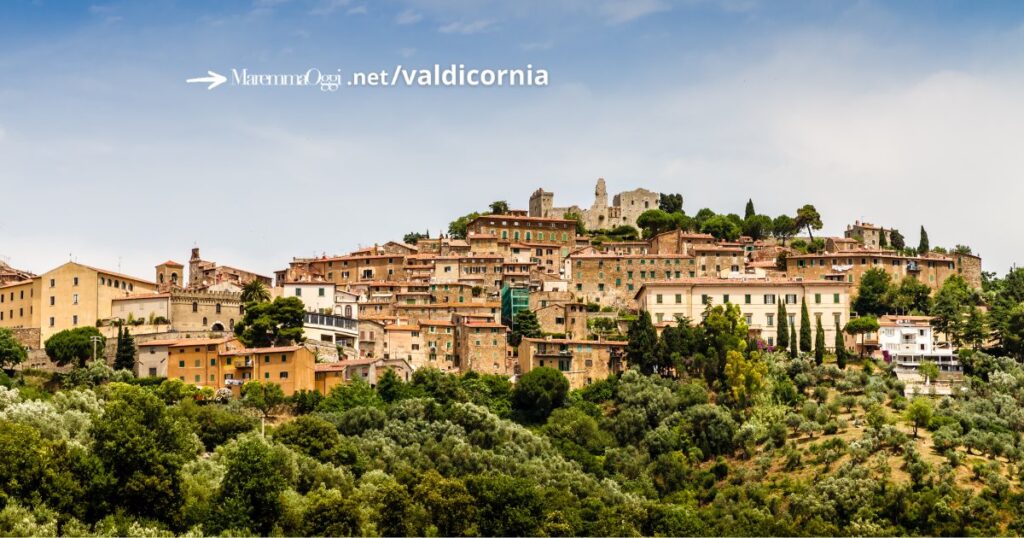 Una veduta di Campiglia Marittima