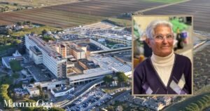 L'ospedale Misericordia di Grosseto e nel riquadro Elide Bellucci