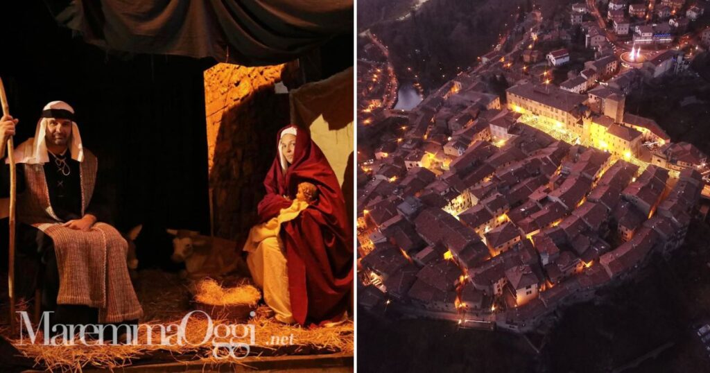 Il presepe vivente e la fiaccolata di Santa Fiora