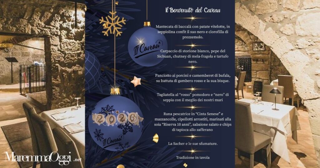 Il Caveau di Pitigliano e il menu di Capodanno
