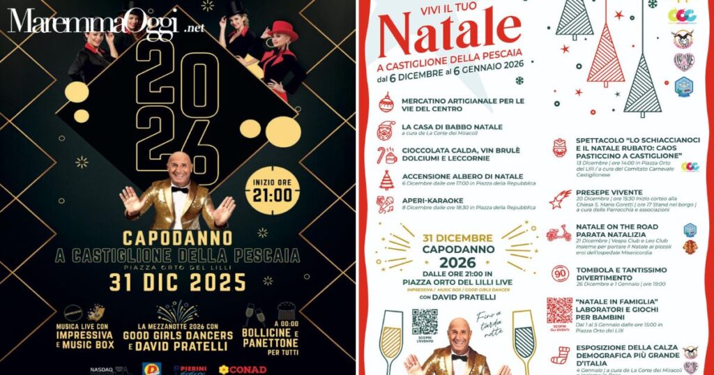 Le locandine degi eventi a Castiglione della Pescaia del Ccn