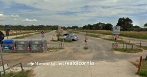 Uno dei parcheggi in Costa Est: dopo i numerosi colpi in estate, i ladri colpiscono anche in inverno