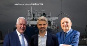 Il rigassificatore di Piombino, Eugenio Giani, Francesco Ferrari e Gilberto Pichetto Fratin