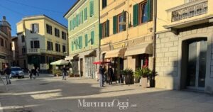 La polizia sul posto della rissa