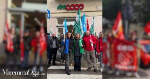 Da sinistra: Dorsaf Oueslati Sara Tosi e Pierpaolo Nicci