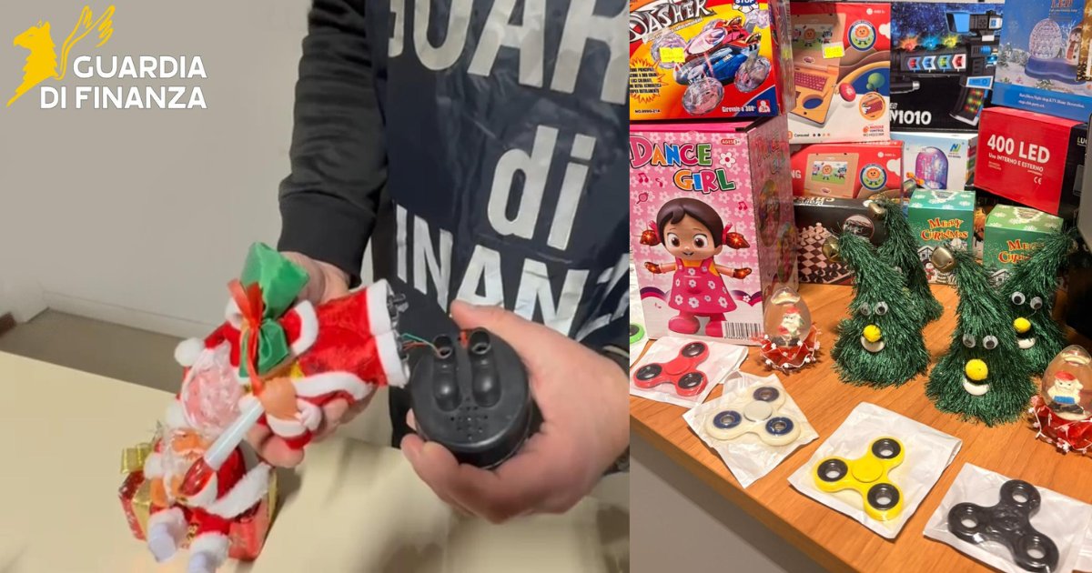 Alcuni dei prodotti sequestrati