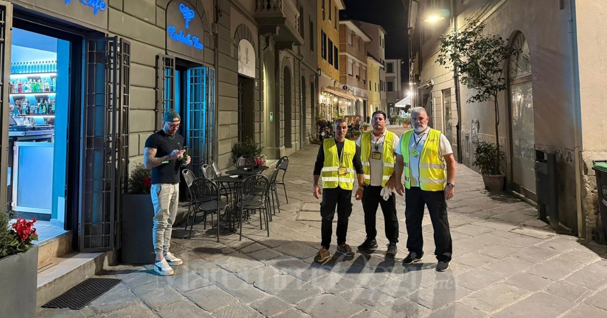 Tre street tutor della ;aster Security in via Garibaldi a Grosseto