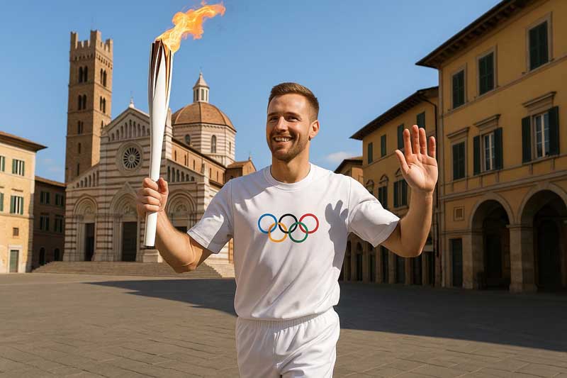 Una delle foto ambientate in una Grosseto che non esiste