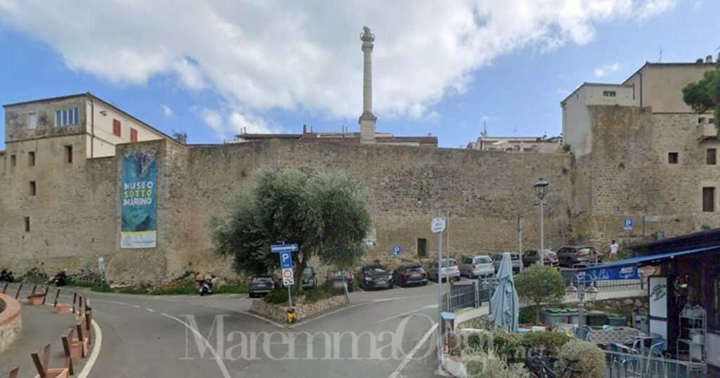 La zona di Talamone dove sarà installato il varco elettronico della Ztl