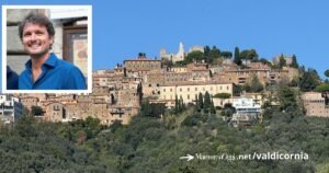 Campiglia Marittima, nel riquadro l'assessore Jacopo Bernardini