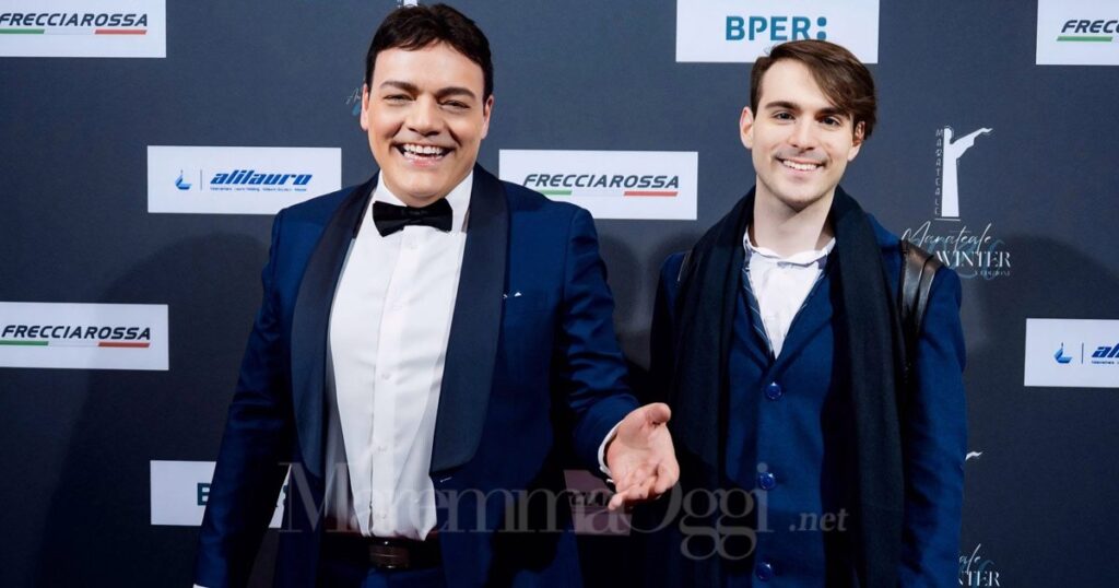 Igor Righetti (a sinistra) con il social media manager e attore Lorenzo Castelluccio