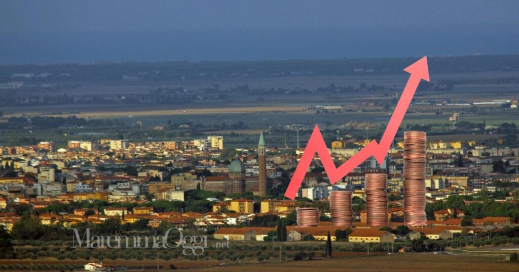 Quasi 700 euro in più a famiglia di costo della vita a Grosseto e in Maremma