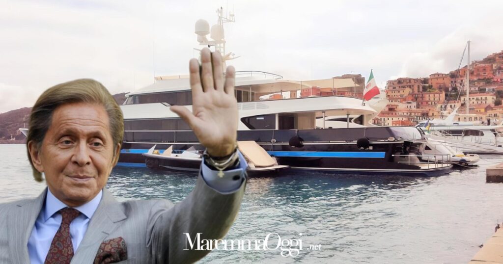 Valentino Garavani e lo yacht Tm Blue One alla Pilarella