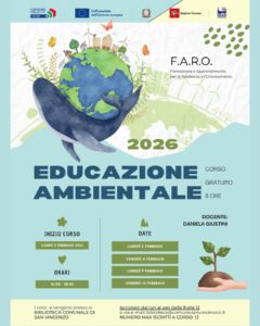 La locandina del corso di educazione ambientale