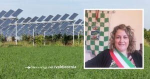 Un impianto agrivoltaico e la sindaca di Suvereto, Pasquini