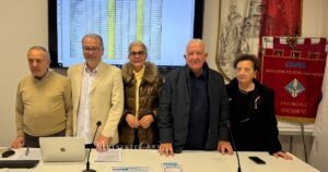La presentazione del report Avis 2025: Giuseppe Monda, Carlo Sestini, Maria Carmela Rispoli, Marco Corsetti e Giuliana Bargagli