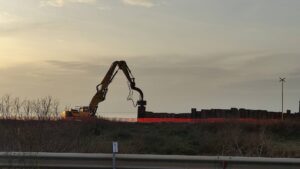 Il cantiere alla Torraccia