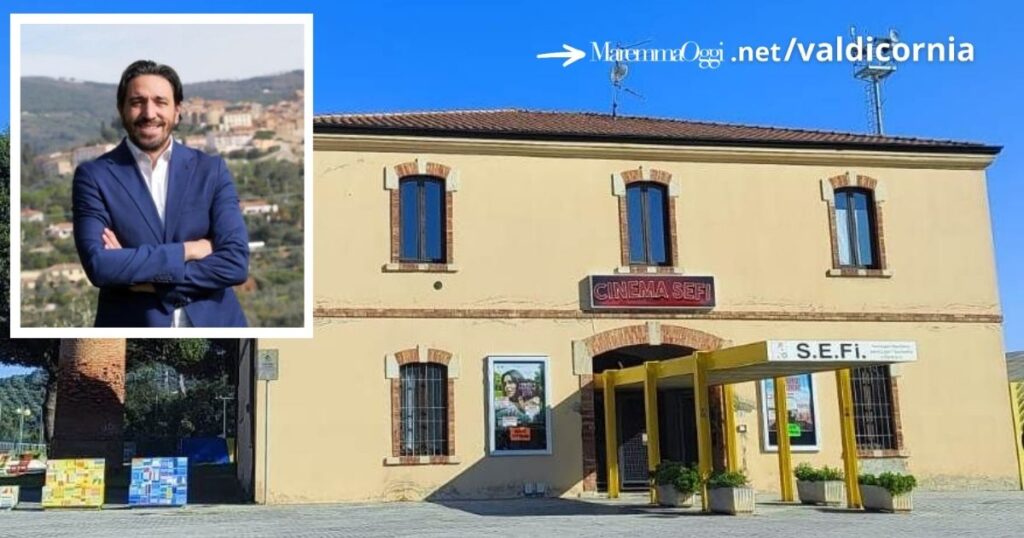 La sede della SEFI di Venturina Terme, nel riquadro Matteo Tortolini