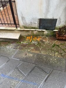 I punti in cui dovrà passere il condotto