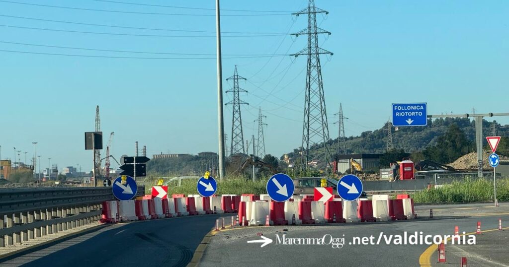 La fine della 398 all'immissione nella Geodetica