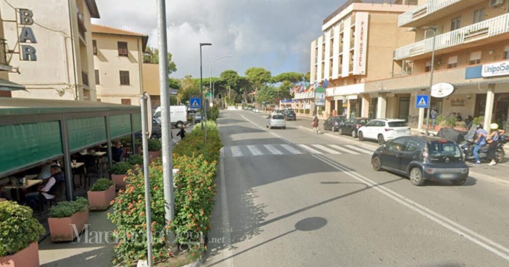 Via Donatori del Sangue, il punto dove la donna è stata investita