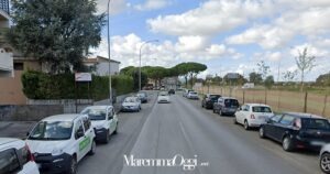 Il punto di viale Europa dove l'uomo è stato investito