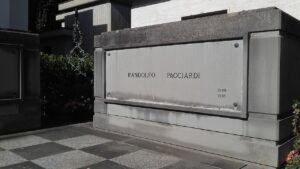 La tomba di Randolfo Pacciardi a Sterpeto