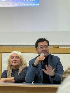 L'avvocato Perticaro e Maria Cristina Biagini