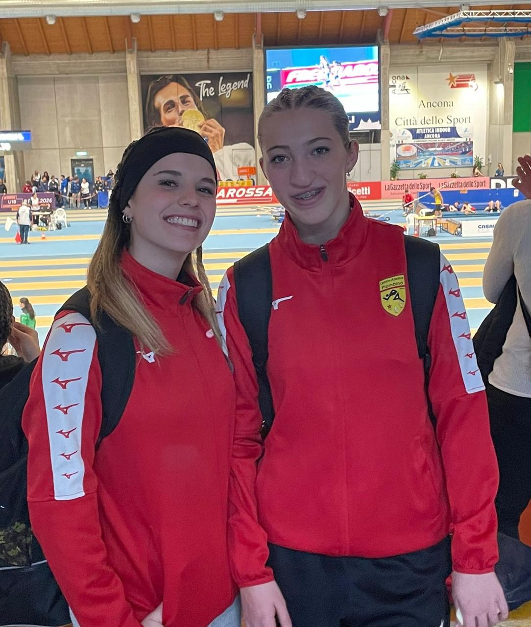 Giulia Bianconi e Giada Regoli ai campionati italiani ad Ancona