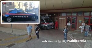 I carabinieri del nucleo operativo di Piombino intervengono al pronto soccorso del Villamarina
