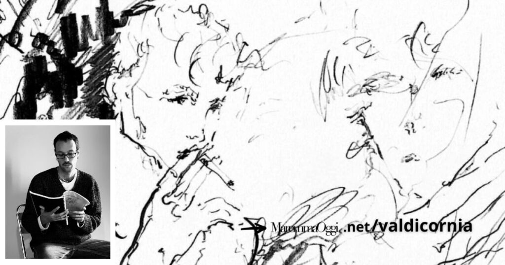 La copertina del libro Boys being boys, nel riquadro Alberto Lotti