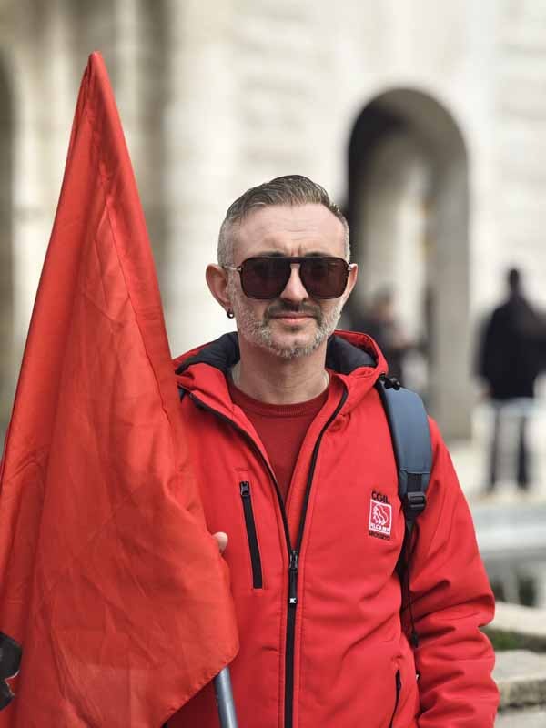 Maikol Ricci, funzionario Filcams Cgil Grosseto