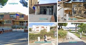 Alcune delle scuole che saranno accorpate da settembre dopo la riforma decisa dal Governo