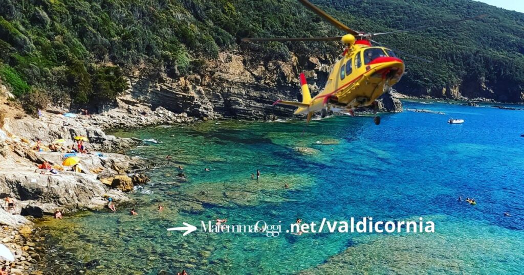 Il cadavere trovato sugli scogli fra Piombino e Populonia